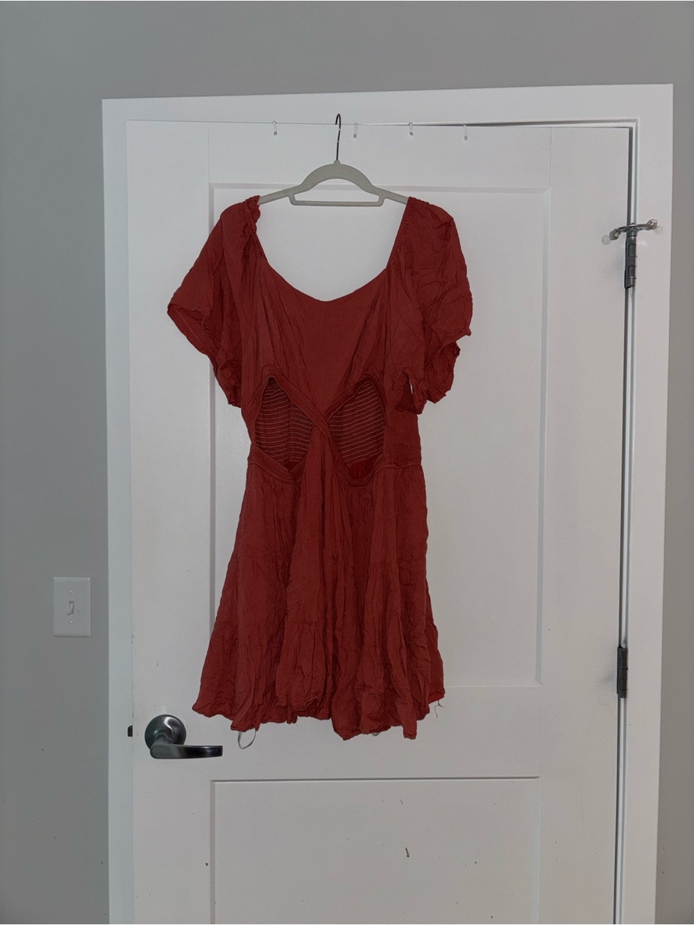 ARULA Textured Cutout Dress